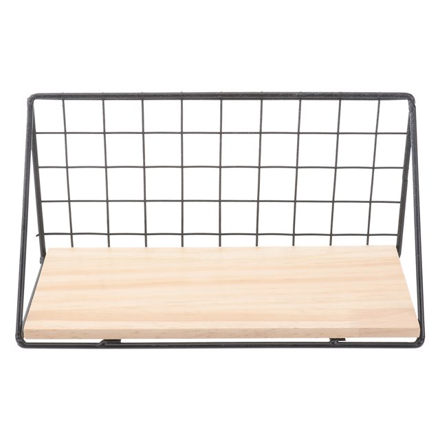 landege 1Pc Home Decorative Wall Storage Rack Fashion WallMounted Iron