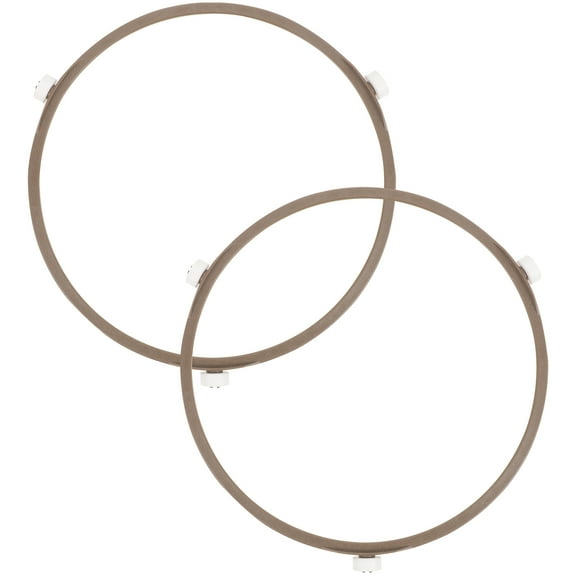 landege 2 Microwave Turntable Ring Replacement Rotating Ring Roller Glass Plate Tray Support Holder for Home Office Supplies 17. 8cm