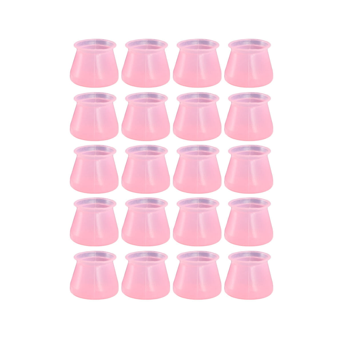 landege 20pcs Desk Leg Protective Cover Silicone Table Chair Foot Cover
