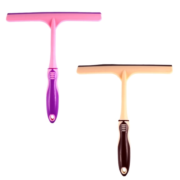 Landege 2-Pack Glass Squeegee Set for Window Cleaning, Convenient and Glass Cleaning Tool for Streak-Free Shine