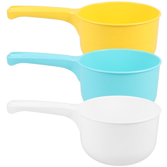 Landege 3- Ladle Set for Bath and Kitchen, Household Water Scoops and Bath Spoons
