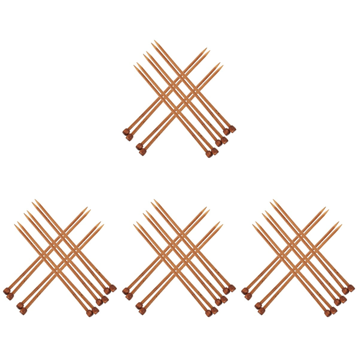 OFFIGAM Brown Round Tip Tapestry Needles 40 Pieces 14.2x0.3mm for Beginners and Home Sewing Projects