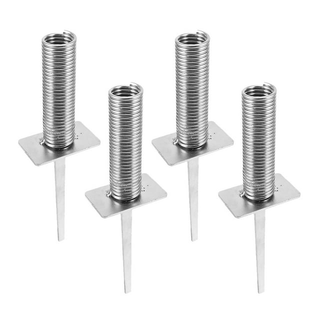 landege 4Pcs Football Flagpole Base Soccer Corner Flags Holder Spring