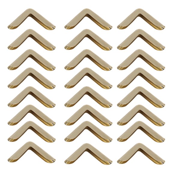 landege 50Pcs Metal Book Corner Covers Vintage Iron Photo Frame Corner Protectors