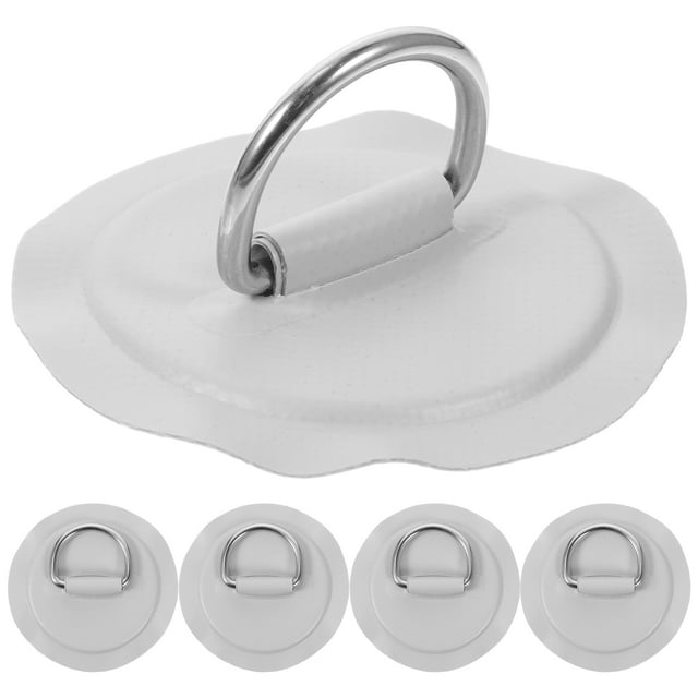 landege 5pcs D Rings Inflatable Boat Canoe Rope Buckles Stainless Steel