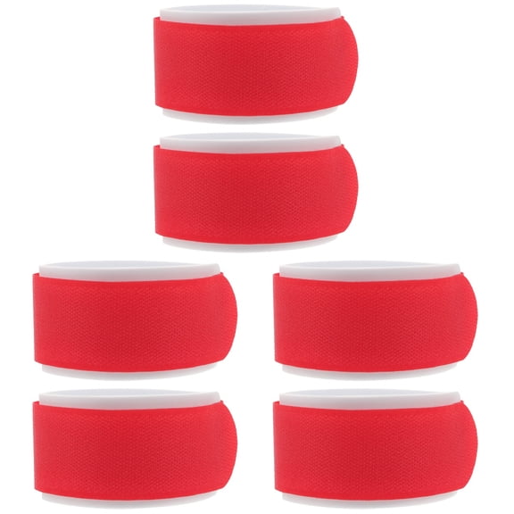 Landege 6-Pack Ski Straps Snowboard Binding Straps Adjustable Snowboard Tie Rope Portable Sled Fixing Tape for Winter Sports