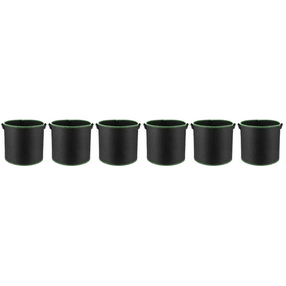 Landege 6-Pack Vegetable Planting Bags for Tomato Growing, Pouch Plant Containers for Garden and Home Use