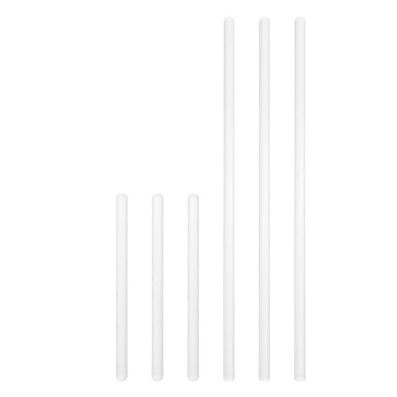 Landege 6-Pack Glass Stirring Rods Laboratory Stir Sticks for Science Experiments and Mixing Solutions