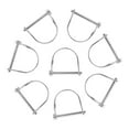 landege 8Pcs Shaft Locking Carbon Steel Safety D Shaped Locating