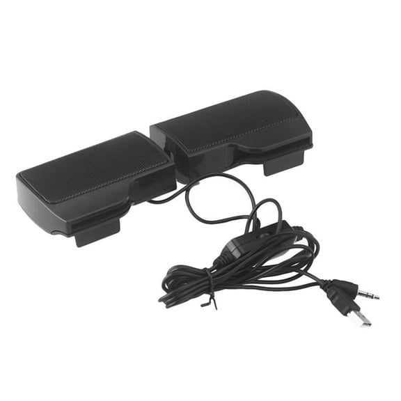 OFFIGAM Black Computer Speakers with Digital Power Amplifier, Compact 7.1 x 2.6 x 2.2 Inch, 1 Piece