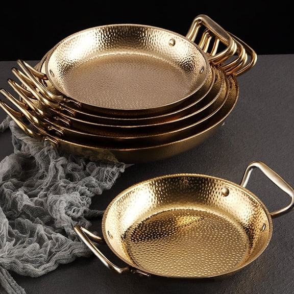 Landege Double Handle Non-Stick Multi-Purpose Cooking Pot and Paella Pan for Kitchen, Home, and Outdoor Use