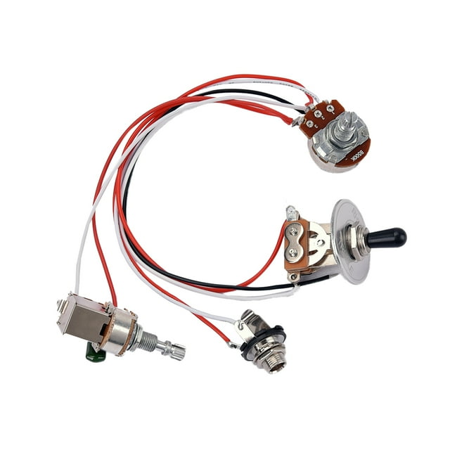 landege Electric Guitar Wiring Harness Prewired Kit 3 Way Toggle Switch