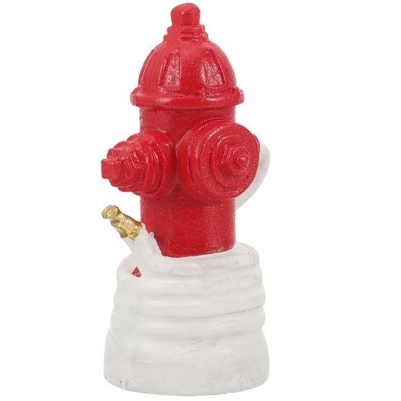 OFFIGAM Backyard Fire Hydrant Red Resin 1Set Compact Design Festival present
