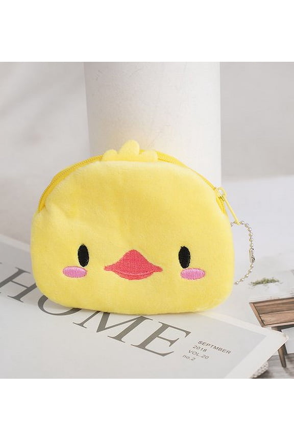 Goose Bow The Head Bag Plush Purse Fashion Handbag Purse Tote Bag for Gift with Shoulder Strap
