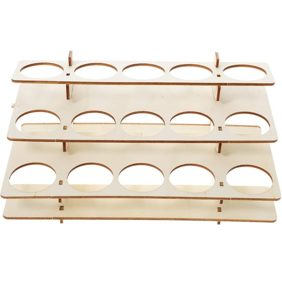 landege Paint Wooden Storage Rack Pigment Container Multifunctional Storage Rack