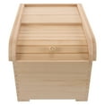 landege Rice Storage Container Wooden Rice Box Multipurpose Food