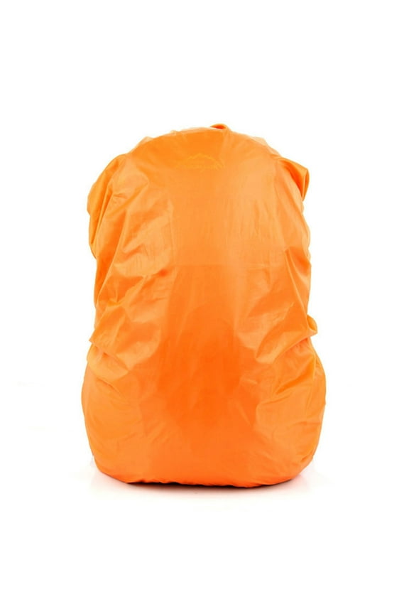 Waterproof Backpack Rucksack Rain Cover, Bag Rainproof Pack Cover 35L, Durable Daily Usage Bag Cover for Outdoor Office Camping Man Woman ( Orange )