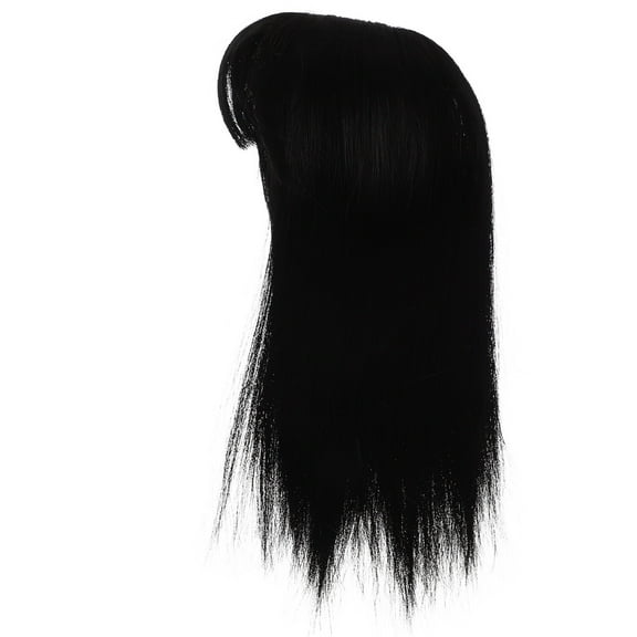 landege Women Hairpiece Wiglet Straight Wig Hair Volume Topper Synthetic Hair Piece