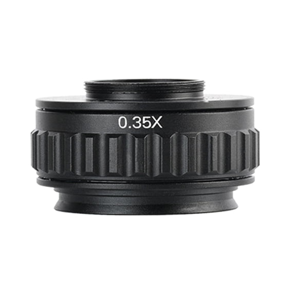 lanema 0.35X/0.5X C-Mount Reducing Lens for Trinocular Stereo Microscope Aluminum-alloy
