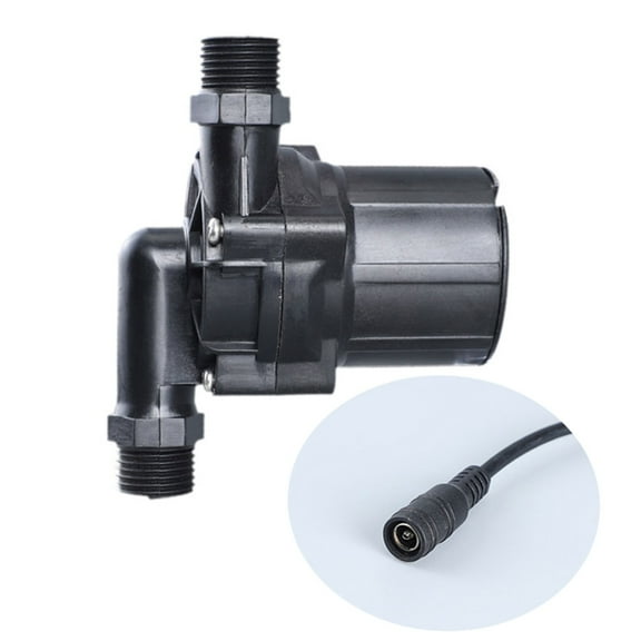 lanema DC24V/12V Micro Brushless Motor Water Pump 1/2'' Threaded Water Heater Boosters Pump for Fountains, Fish Pond, Aquarium