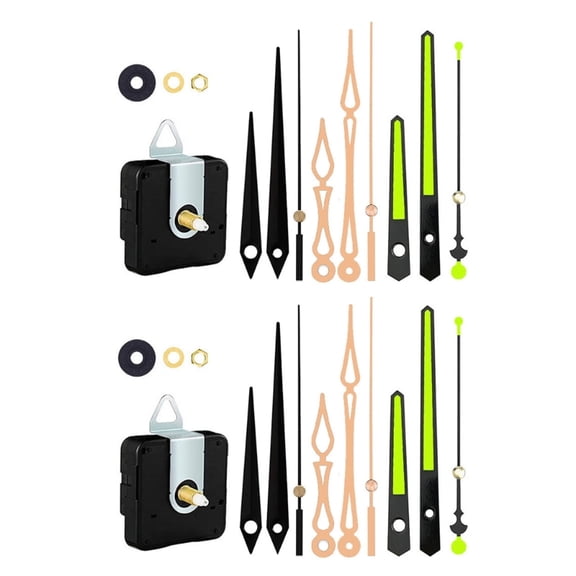 lanema 1/2Pcs High Torques Long Shafts Clock Movement Mechanism DIY Clock Repair Parts