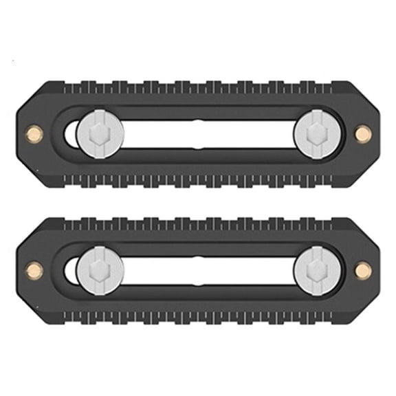 lanema 1/4in Screws Mini Alloy Rail Quick Release with Safety Pins for Secure Camera Rig Setups and Easy Installation