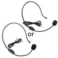 thumbnail image 1 of lanema 1/8" (3.5mm) Headset Microphone for Cellphone Voice Amplifier Broadcasting, 1 of 13