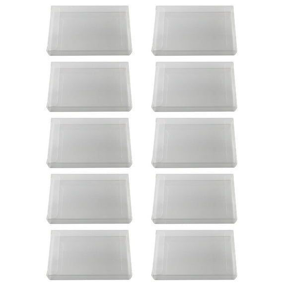 lanema 1 Set Transparent PET Plastic Case Game Card Box for Game Cartridges Dustproof and Water Resistant Storage Sleeve