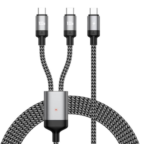 lanema 1 to 2 USB C Splitter Cable PD100W Fast Charging and Data Transfer for Phone 16