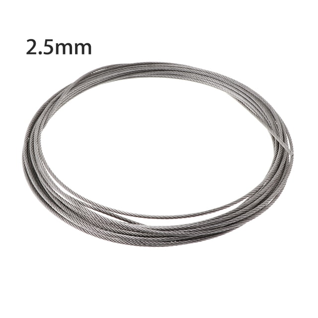 lanema 10 Meters Soft Steel Wire Rope for Outdoor Gardening Tools Deck ...