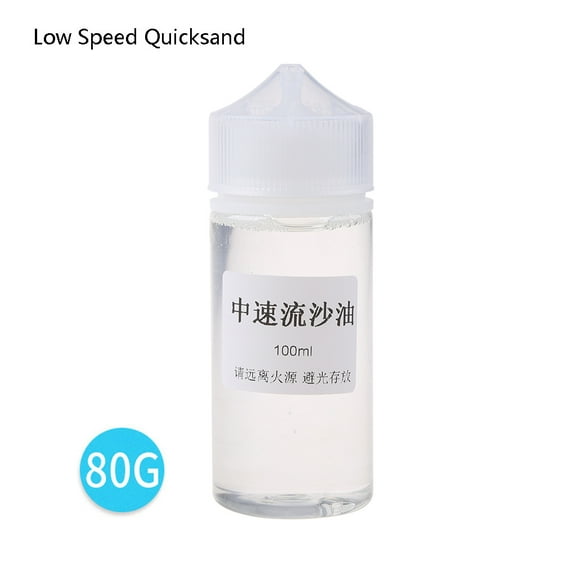 lanema 100ml Acrylic Pour Oil Quicksand UV Epoxy Resin Silicone Mold Liquid Flow Art