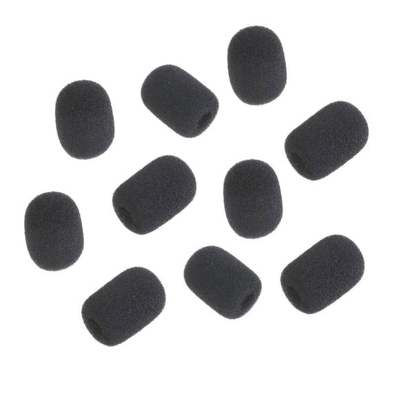 lanema 10Pcs Filter Windscreen Microphone Windscreen Universal Mini Sponge Cover
