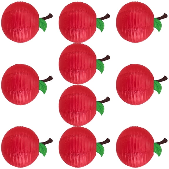 lanema 10Pcs Fruit Shape Paper Lamp Ceiling Hanging Ornament for Kids Birthday Baby Showers Celebration Classroom Decoration