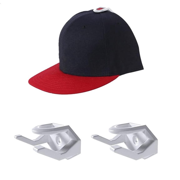 lanema 10Pcs Hat Rack Holder for Wall Door Closet Hat Organizers Wall Mount Hanger Adhesive Baseball Hooks