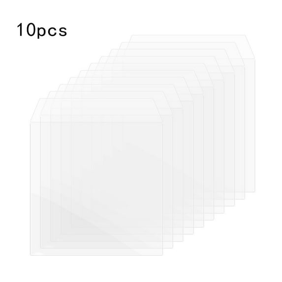 lanema 10Pcs/bag Thickened PVC Material Outer Sleeve Record Protective Bag Cover for 12 Inches for LP Vinyl Records Containers