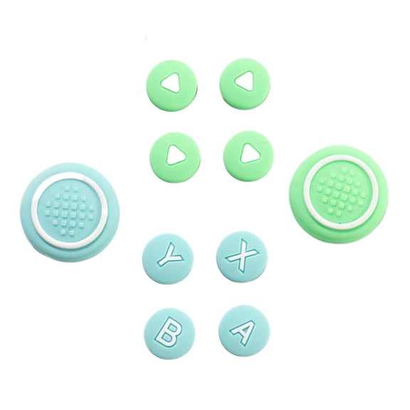 lanema 10Pcs/set Ergonomic Silicone Button Cover Directional Key Caps