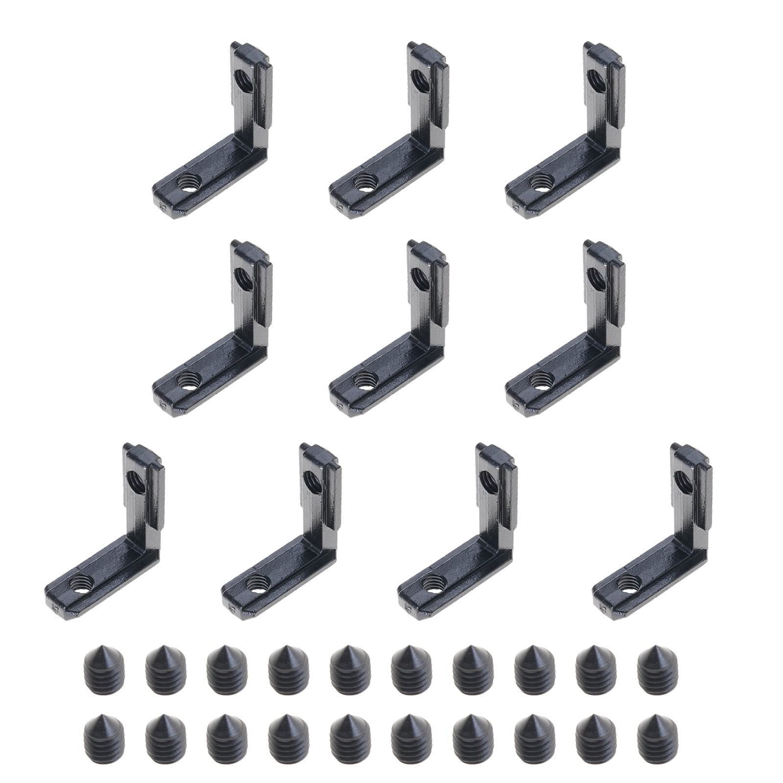 lanema 10pcs L Shape Metal Connectors Inner Corner Brackets set for ...