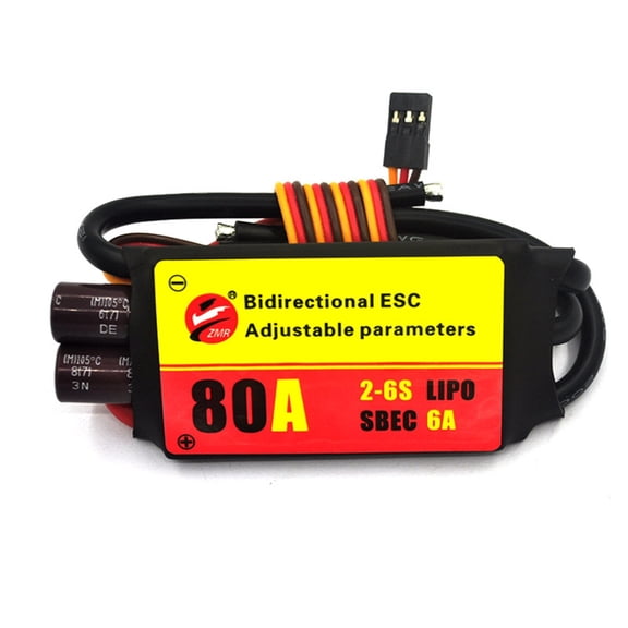 lanema 12A 20A 30A 40A 60A 80A 100A Bidirectional Brushless ESC for Remote Controls Car