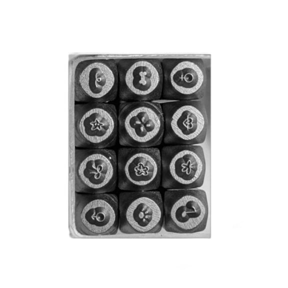 lanema 12Pcs Jewellery Texture Chisels for Detailed Metal Work Practical Carving Tool