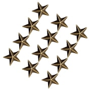 lanema 12lots Alloys Star Lapel Pin New Metal Five-pointed Star Badge Lapel Pin