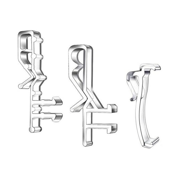 lanema 18Pcs Valance Clips Horizontal Faux & Wood Blinds Curtain Clips Plastic Clamps