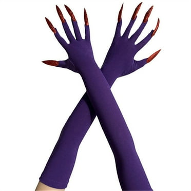 lanema 1pair Devil Scary Long Mittens Spirit Corpse Hands Gloves Hand Reapers Gloves