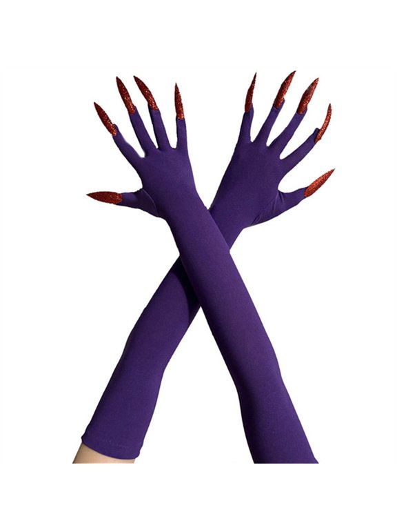 1pair Devil Scary Long Mittens Spirit Corpse Hands Gloves Hand Reapers Gloves