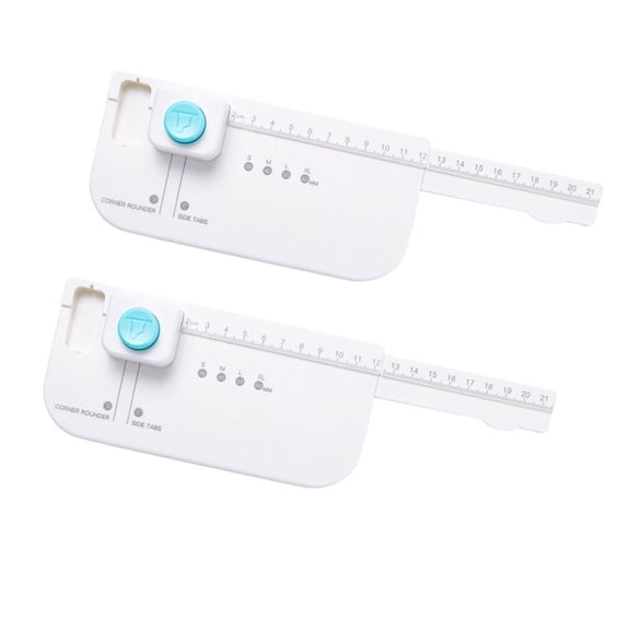 lanema 2 Pcs Planner Dividers Maker Loose Leaf Separator Labels Puncher Tab Dividers Making Tool Separate Index Page Creation