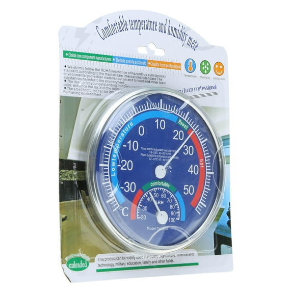 lanema 2-in-1 Analog Humidity Sensor Monitor Temperature Meter Gauge(English Version)
