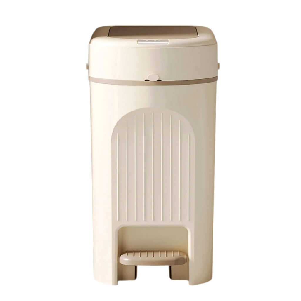 lanema 20L Step On Waste Bin Press Lid Trash Can For Small Space And Easy Cleaning Bathroom Garbage Bin Home Office Use