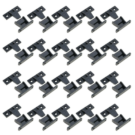 lanema 20Pcs Quick Fitting Furniture Panel Board Connector Push in Plinth Fasteners