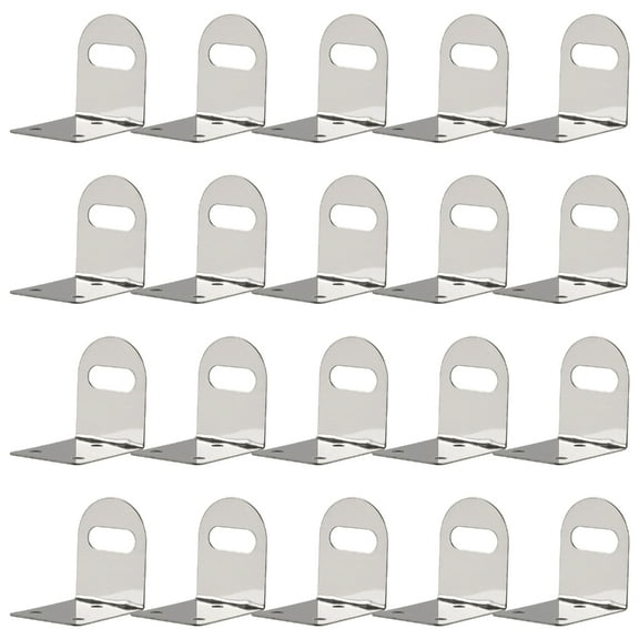 lanema 20Pcs Stainless Steel Faucet Hanger Water Tap Bracket Hanging Plate Faucet Fixing Mount Rack For Water Purifiers System