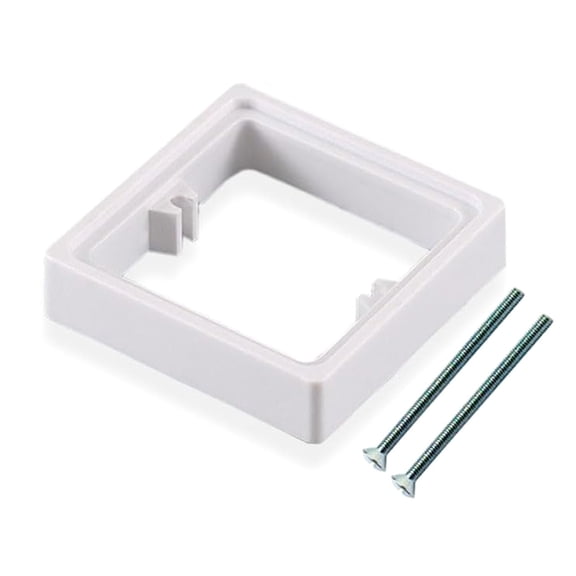 lanema 20mm Square Spacer Light Switches Surround Plastic for Single Light Switches Cover Plates for lushes Mount Back Pattress Box