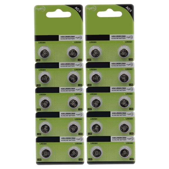 lanema AG9/LR936/394 Button Coin Cell Batteries Durability Button Batteries for Daily Use Stable Voltages for Small Electronics
